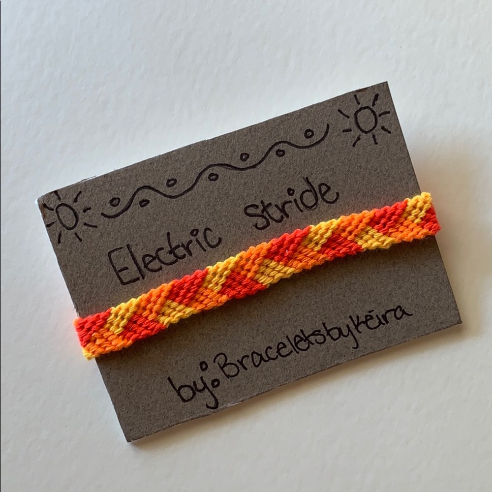 handwoven braided friendship bracelet !